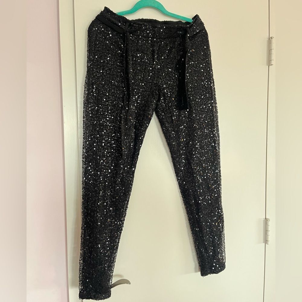 J Crew Collection Sequin Pants NWT - Picture 5 of 10